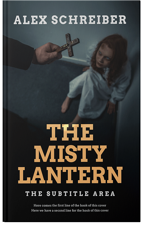 Front view of Premade Mystery & Thriller & Suspense Book Cover - Woodsmoke