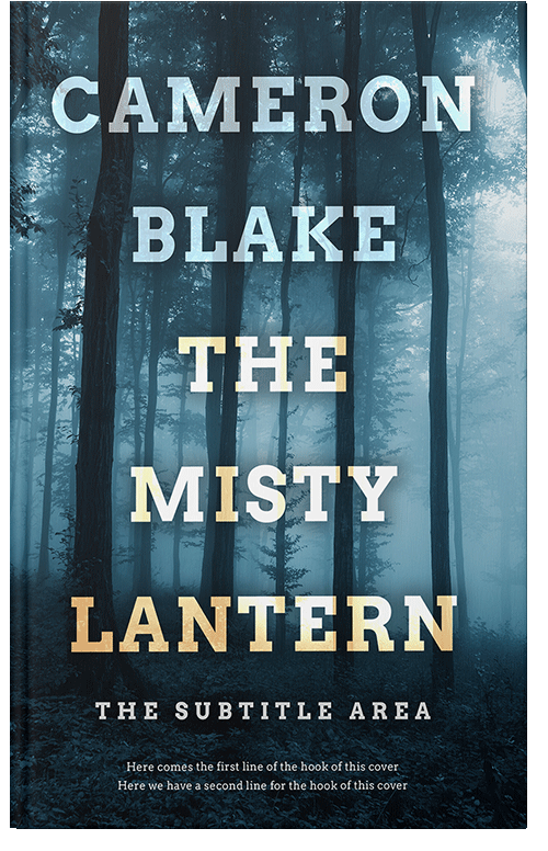 Front view of Premade Horror Book Cover - Firefly