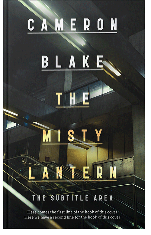 Front view of Premade Mystery & Thriller & Suspense Book Cover - Heavy Metal