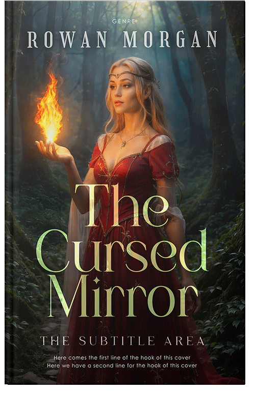 Front view of Premade Fantasy Book Cover - Dune