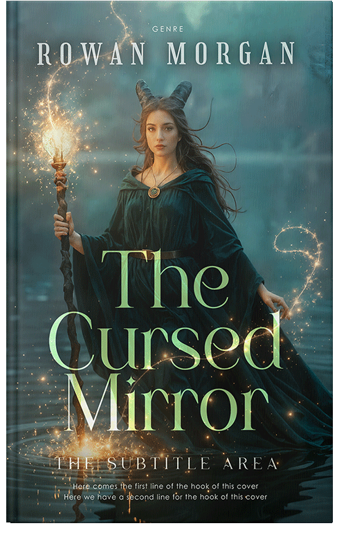 Front view of Premade Fantasy Book Cover - Outer Space