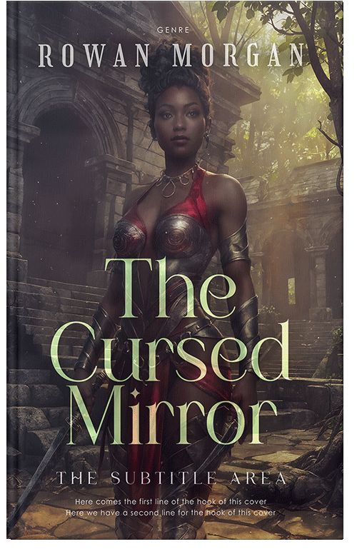 Front view of Premade Fantasy Book Cover - Thunder