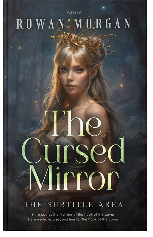 Front view of Premade Fantasy Book Cover - Outer Space