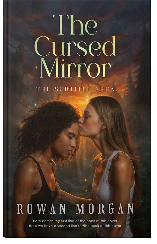 Front view of Premade Fantasy Book Cover - Oil