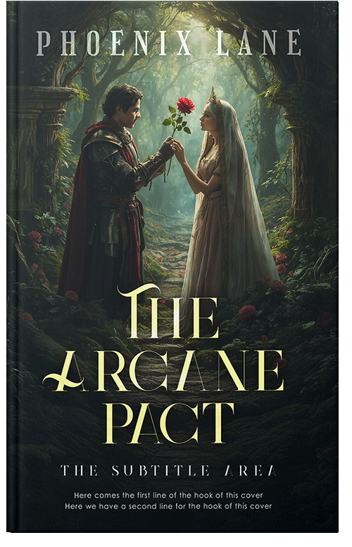 Front view of Premade Fantasy Book Cover - Heavy Metal