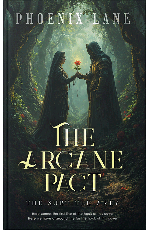 Front view of Premade Fantasy Book Cover - Heavy Metal