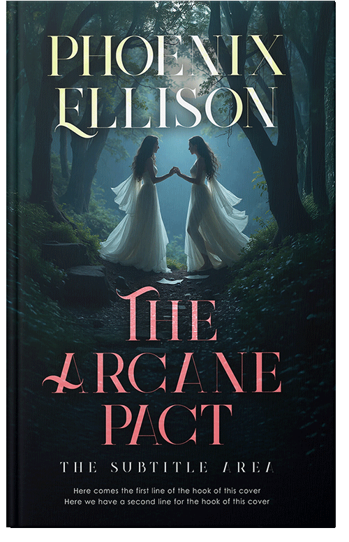 Front view of Premade Fantasy Book Cover - Aztec