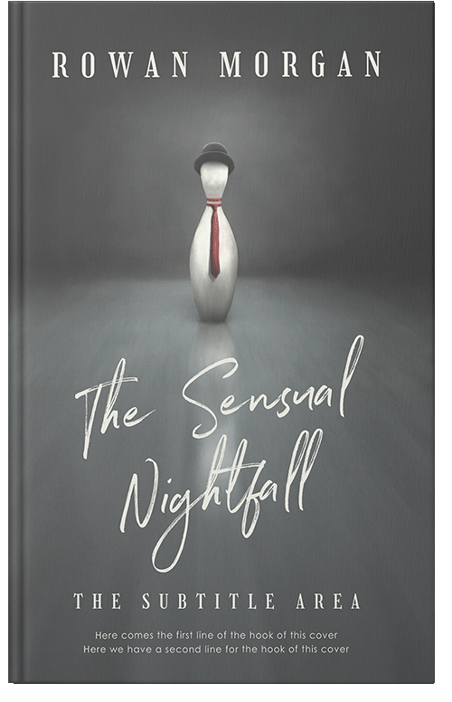 Front view of Premade Business Book Cover - Corduroy