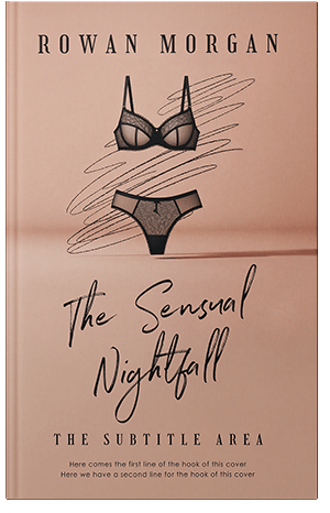 Premade Book Cover Tan