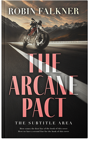 Pre Made Book Cover Petite Orchid