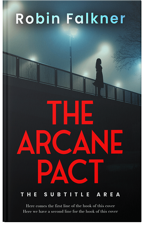 Front view of Premade Mystery & Thriller & Suspense Book Cover - Roman