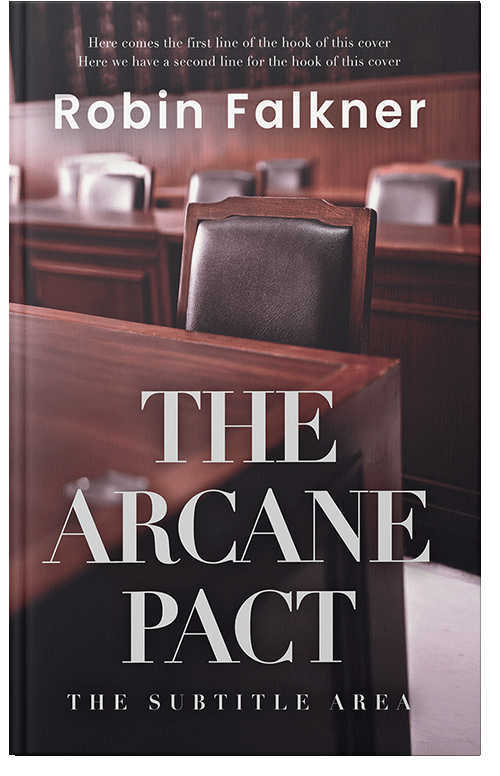 Front view of Premade Mystery & Thriller & Suspense Book Cover - Cocoa Brown