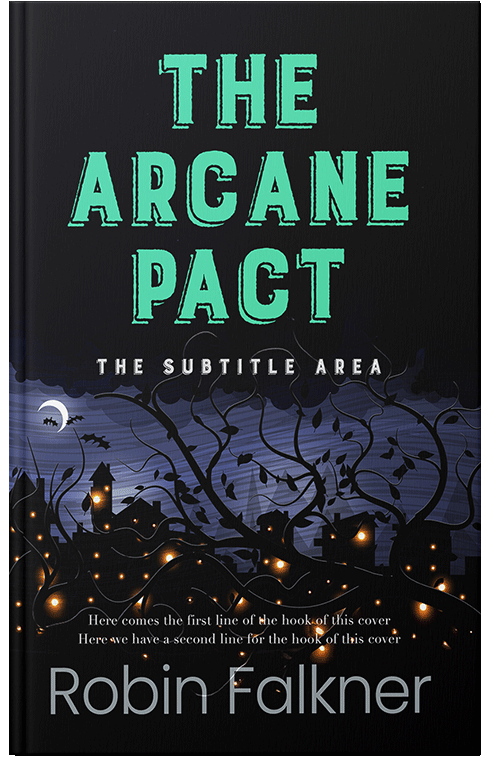 Front view of Premade Fantasy Book Cover - Woodsmoke