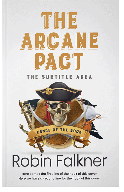 Front view of Premade Action & Adventure Book Cover - Cararra