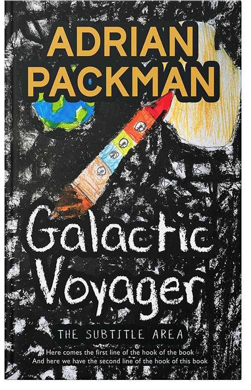 Front view of Premade Children's Book Cover - Brandy