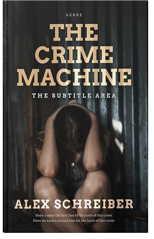 Front view of Premade Mystery & Thriller & Suspense Book Cover - Sorrell Brown