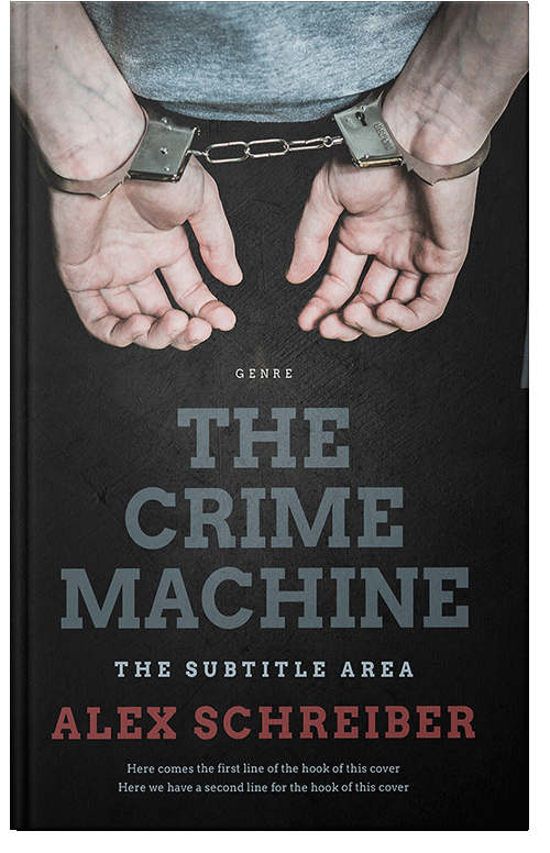 Front view of Premade Mystery & Thriller & Suspense Book Cover - Silk