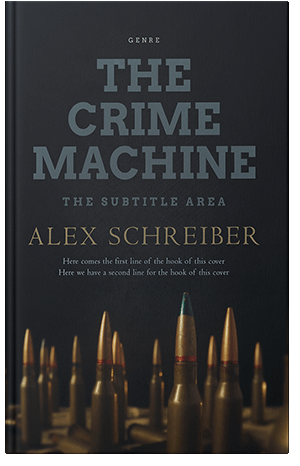 Premade Book Cover Shark