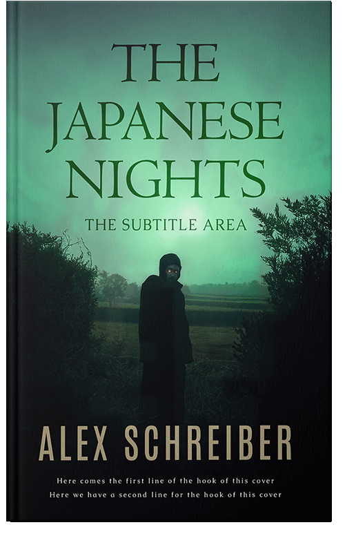 Front view of Premade Mystery & Thriller & Suspense Book Cover - De York