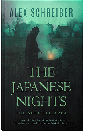 Premade Book Cover Silver Tree