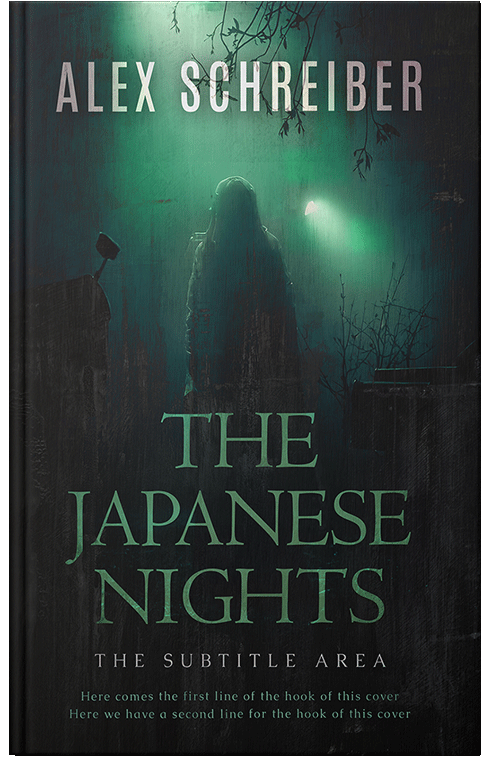 Front view of Premade Horror Book Cover - Bunker