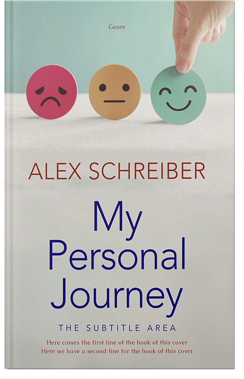 Front view of Premade Self-Improvement & Self-Help Book Cover - Pumice