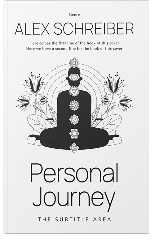 Front view of Premade Religion & Spirituality Book Cover - Heavy Metal