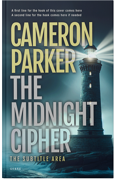 Front view of Premade Mystery & Thriller & Suspense Book Cover - Green Mist