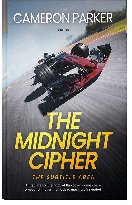 Front view of Premade Sports & Fitness Book Cover - Shark