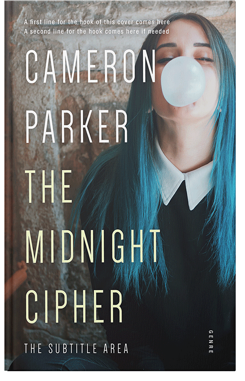 Front view of Premade Teen & Young Adult Book Cover - Outer Space