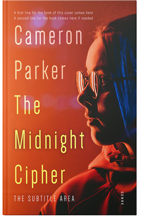 Front view of Premade Mystery & Thriller & Suspense Book Cover - Orange Roughy