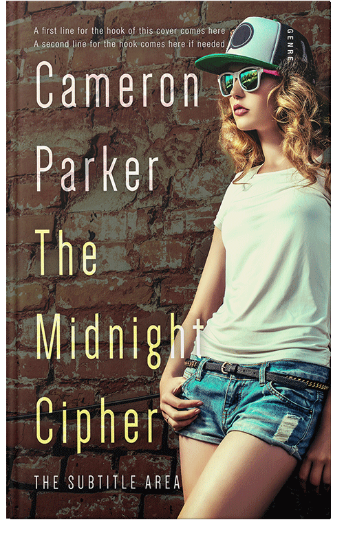 Front view of Premade Teen & Young Adult Book Cover - English Walnut