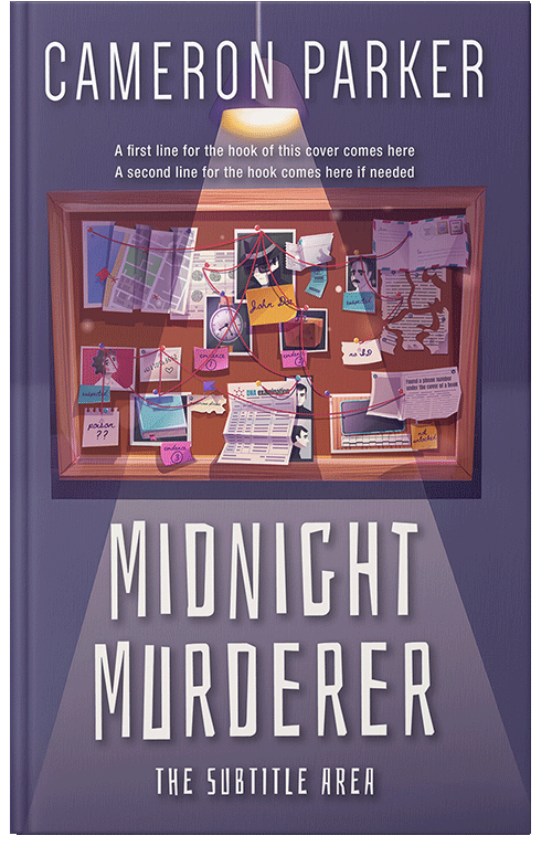 Front view of Premade Mystery & Thriller & Suspense Book Cover - Salt Box