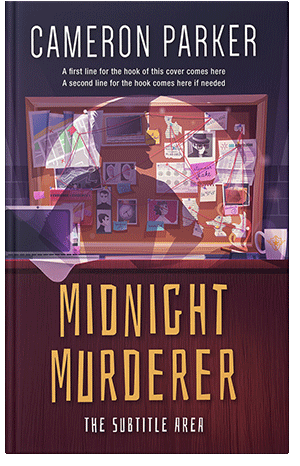 Premade Book Cover Cocoa Bean