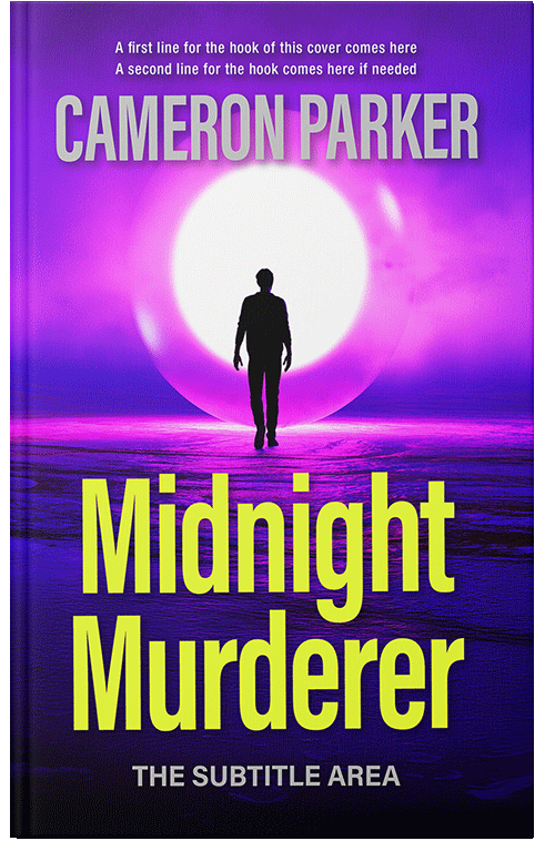 Front view of Premade Mystery & Thriller & Suspense Book Cover - Kobi