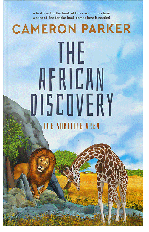 Front view of Premade Nature Book Cover - Spindle