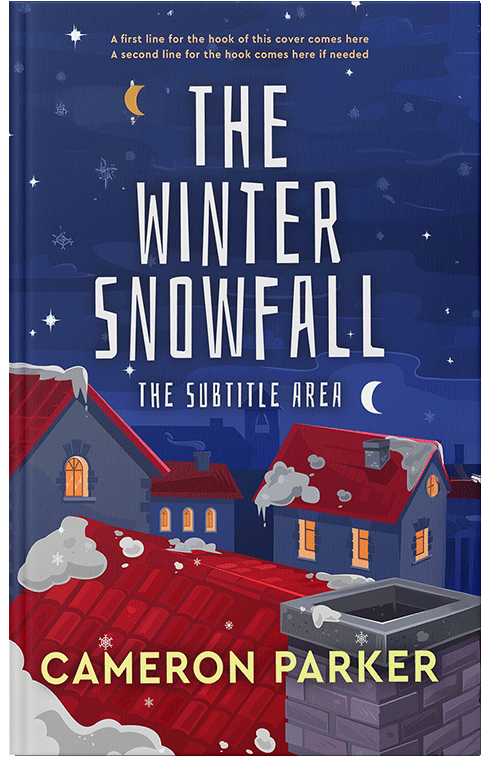 Front view of Premade Children's Book Cover - Biscay