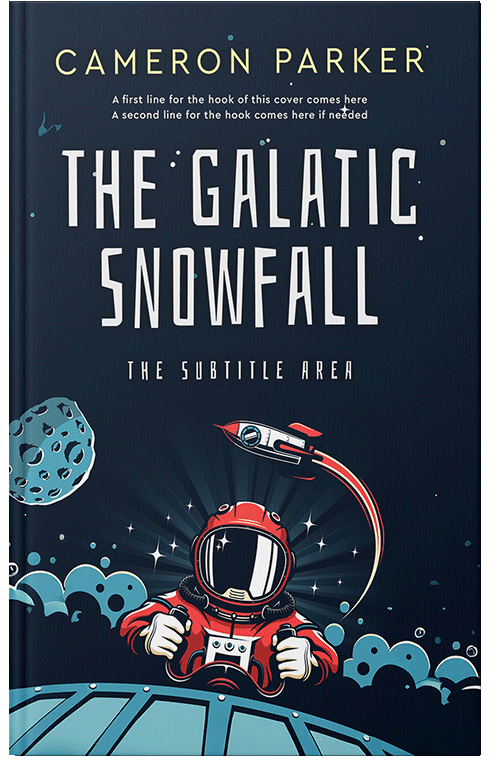 Front view of Premade Science Fiction Book Cover - Black Pearl