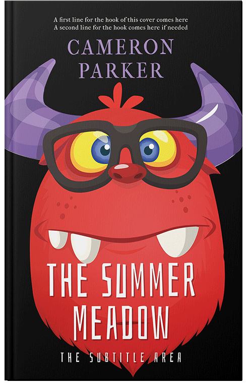 Front view of Premade Children's Book Cover - Cod Gray