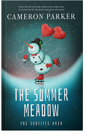 Pre Made Book Cover Blue Dianne