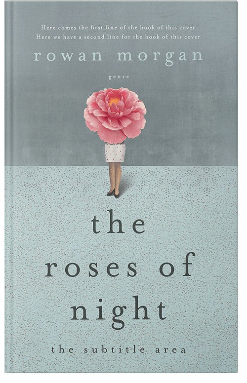 Front view of Premade Literary Fiction Book Cover - Tower Gray