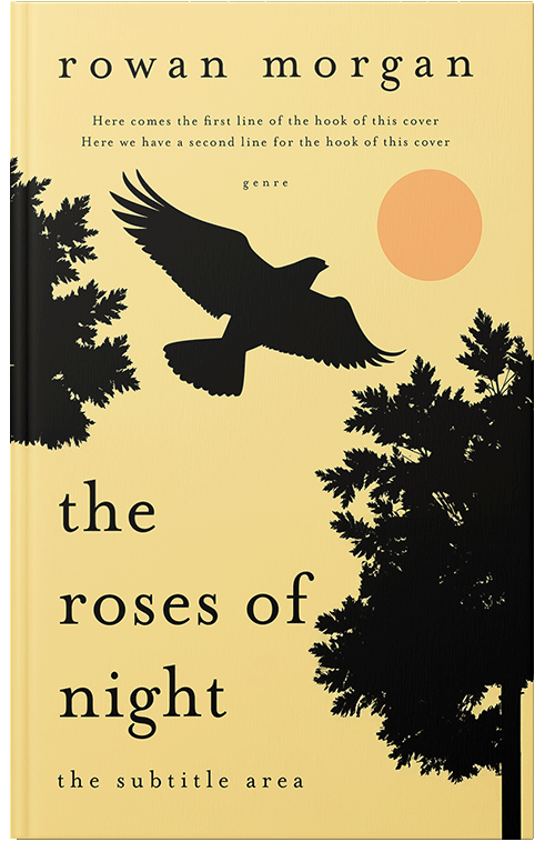 Front view of Premade Literary Fiction Book Cover - Cod Gray