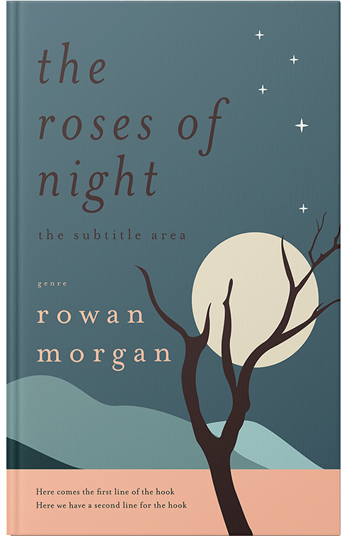 Front view of Premade Poetry Book Cover - Cutty Sark