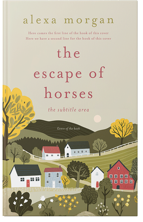 Front view of Premade Literary Fiction Book Cover - Pearl Bush