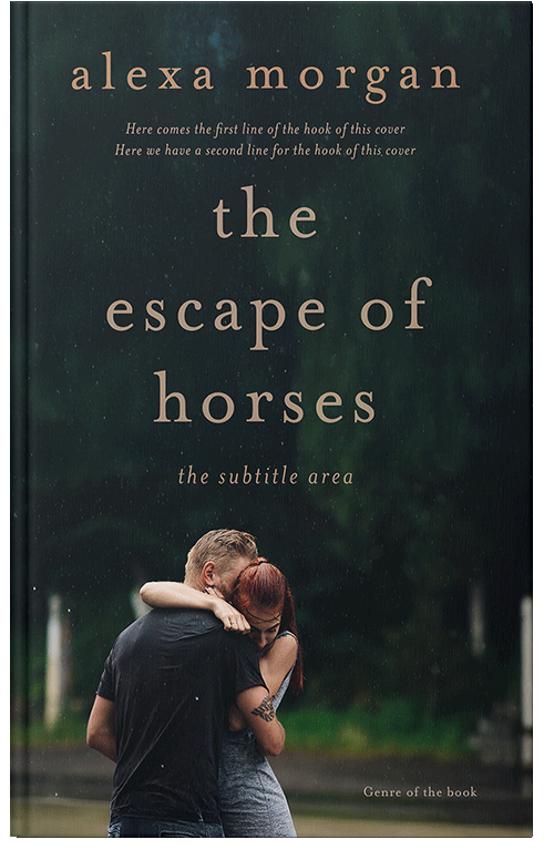 Front view of Aztec #34406 - Premade Romance Book Cover