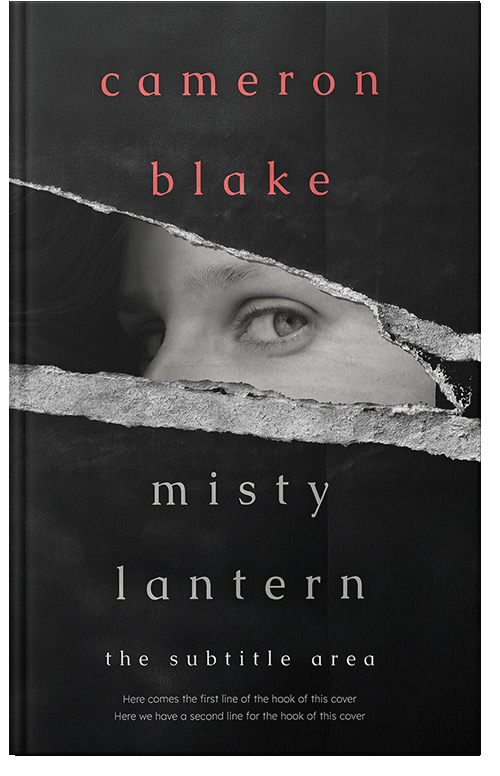 Front view of Premade Mystery & Thriller & Suspense Book Cover - Cloudy