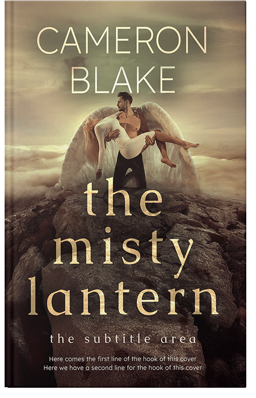 Front view of Premade Romance Book Cover - English Walnut