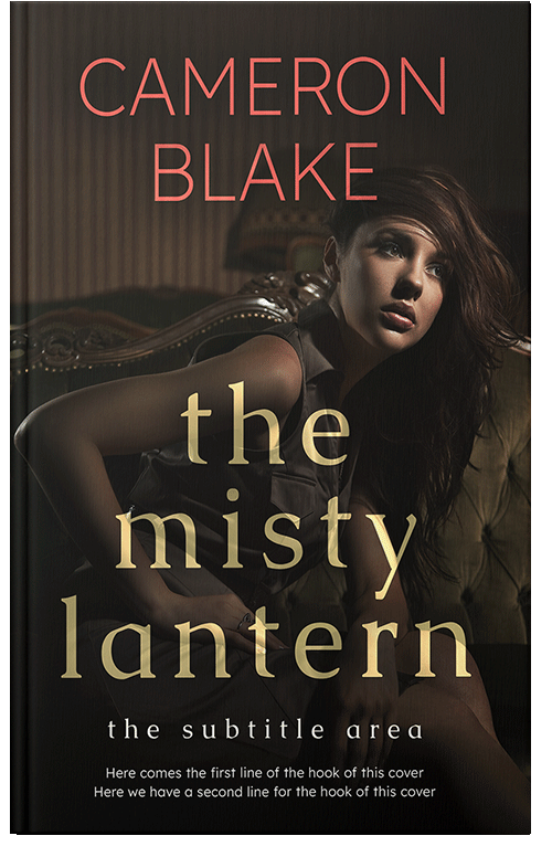 Front view of Premade Literary Fiction Book Cover - Night Rider