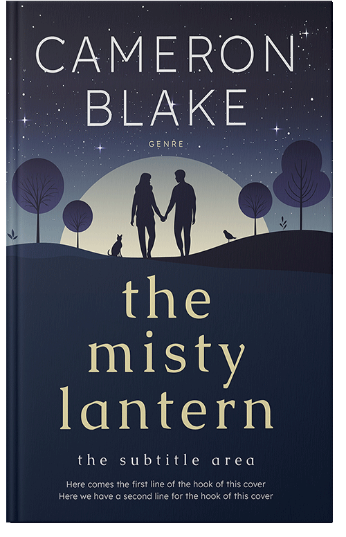 Front view of Premade Romance Book Cover - Mirage