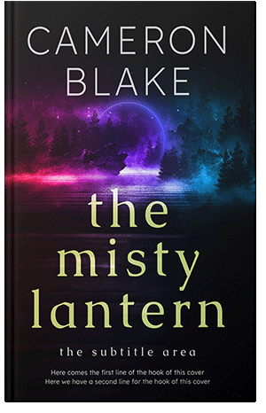 Pre Made Book Cover Ebony